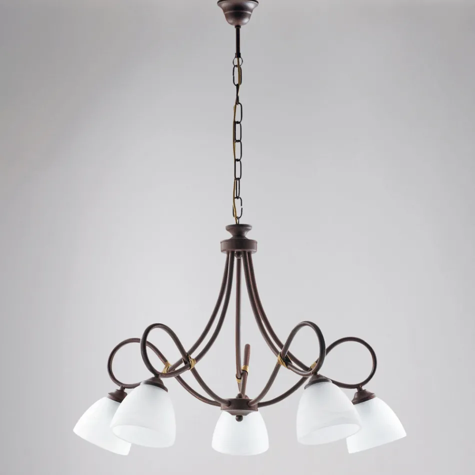 Vit LED-taklampa för elegant inomhusbelysning – Cosmo Viadurini