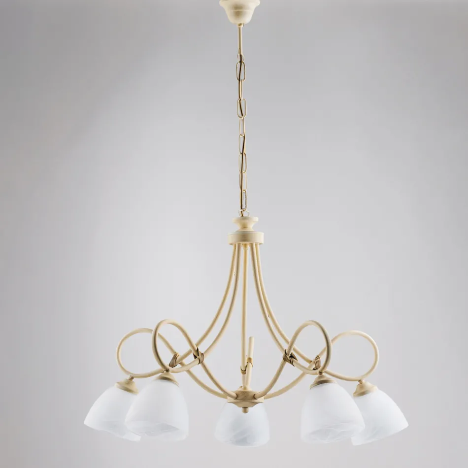 Vit LED-taklampa för elegant inomhusbelysning – Cosmo Viadurini