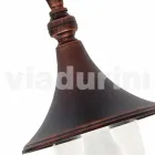 Garden taklampa i gjuten aluminium tillverkad i Italien, Anusca Viadurini