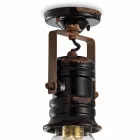 Taklampa keramiska spotlight tak, glas och metall Bryanna Viadurini