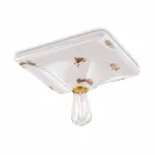 Taklampan retrostil keramik Karen Ferroluce Viadurini