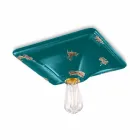 Taklampan retrostil keramik Karen Ferroluce Viadurini