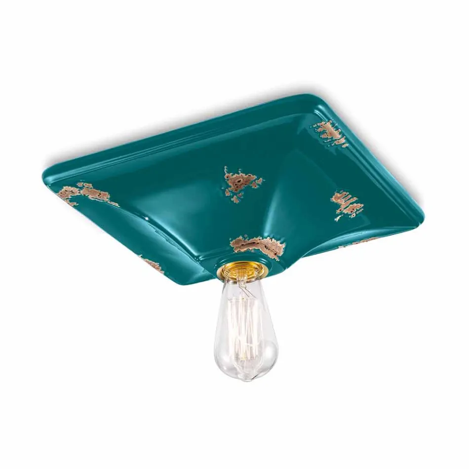 Taklampan retrostil keramik Karen Ferroluce Viadurini