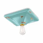 Taklampan retrostil keramik Karen Ferroluce Viadurini