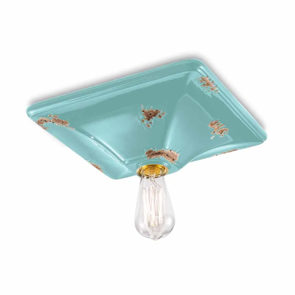 Taklampan retrostil keramik Karen Ferroluce Viadurini