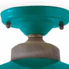 Taklampa Design tak keramik och mässing Cecilia Viadurini