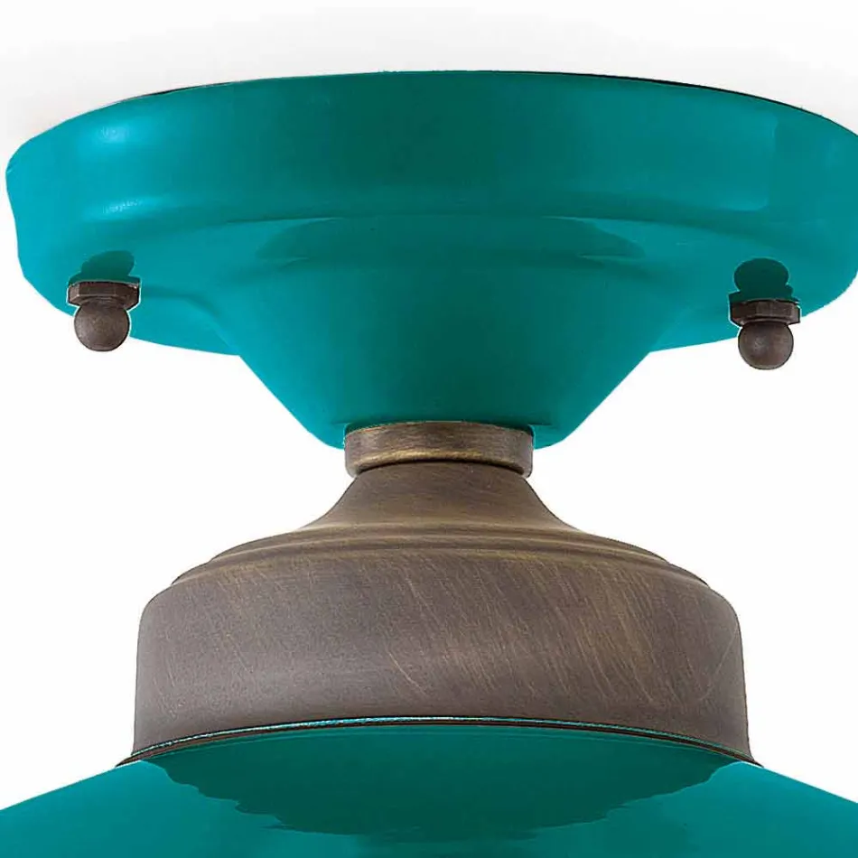 Taklampa Design tak keramik och mässing Cecilia Viadurini