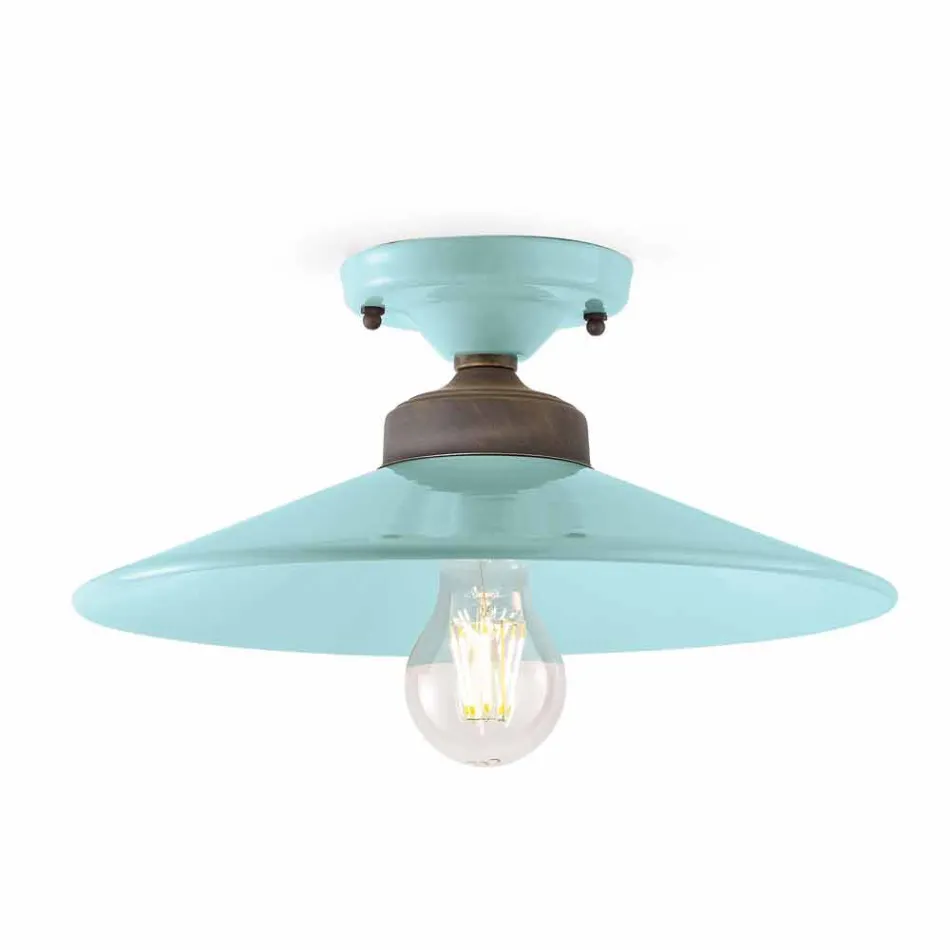 Taklampa Design tak keramik och mässing Cecilia Viadurini