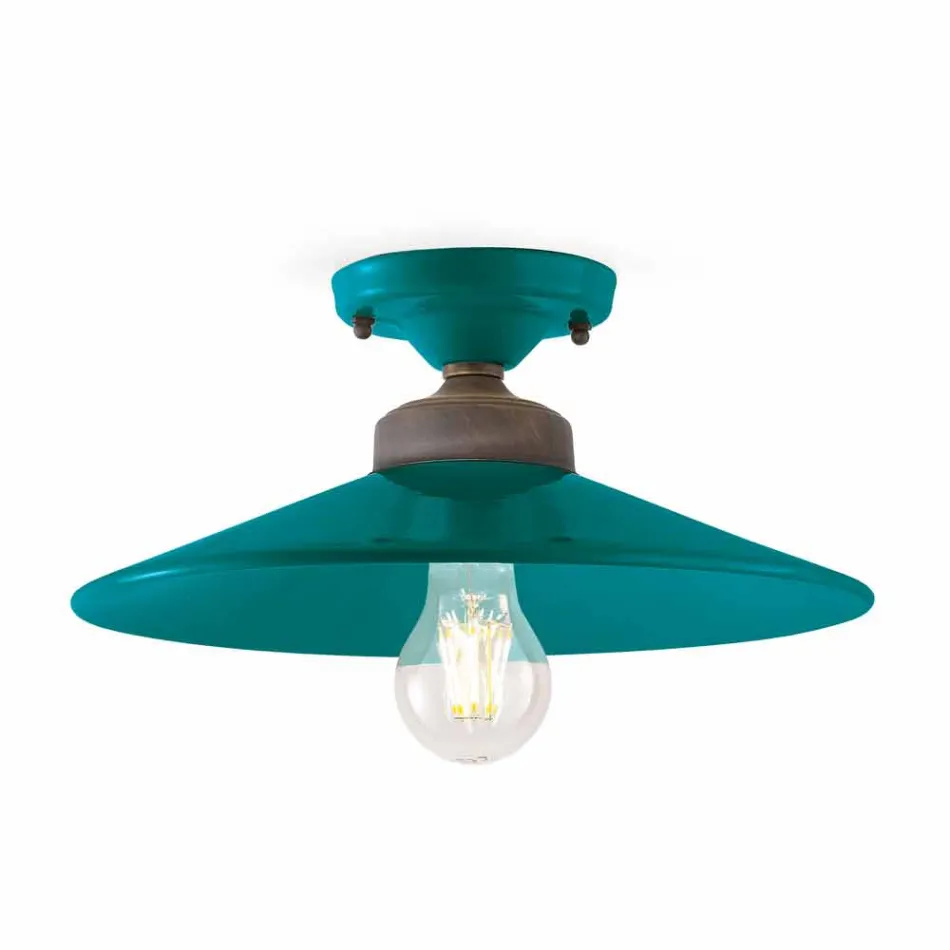 Taklampa Design tak keramik och mässing Cecilia Viadurini