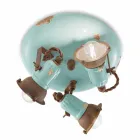 designen taklampa med tre spotlights industriell stil Allison Ferroluce Viadurini