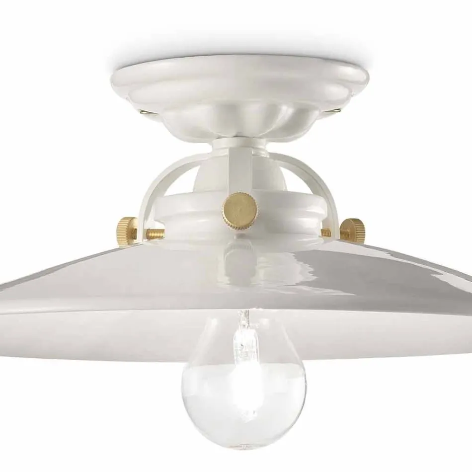 konstruktion tak keramik och gyllene skruvar Louise Ferroluce Viadurini