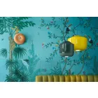 Taklampa i vintage design i färgad keramik tillverkad i Italien - Bellota Viadurini