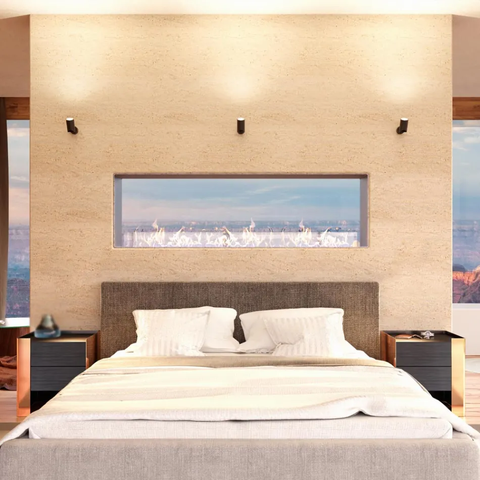 Justerbar spotlight taklampa i vit eller svart aluminium 4 delar - Lazzaro Viadurini