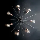 Järntaklampor Tillverkade i Italien för inredning - Nederländerna Viadurini