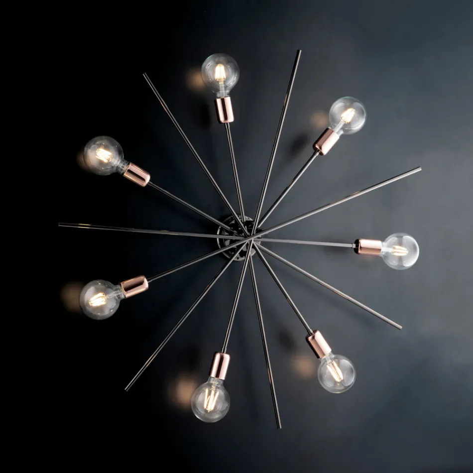 Järntaklampor Tillverkade i Italien för inredning - Nederländerna Viadurini