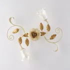 Elfenbenslackerad järntaklampa tillverkad i Italien för inredning - Marrakech Viadurini