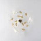 Elfenbenslackerad järntaklampa tillverkad i Italien för inredning - Marrakech Viadurini