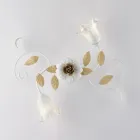 Elfenbenslackerad järntaklampa tillverkad i Italien för inredning - Marrakech Viadurini