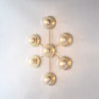 Tillverkad i Italien Järntaklampa för inredning - Como Viadurini