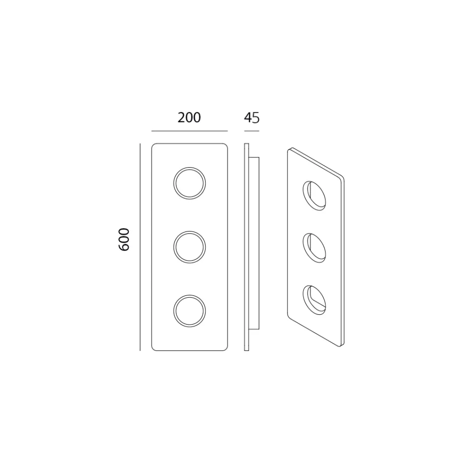 Taklampa i toskansk Majolica Handgjord i Italien - Toscot Vivaldi Viadurini