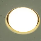 Glaserad toskansk majolica taklampa tillverkad i Italien - Toscot Vivaldi Viadurini