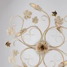 Italiensktillverkad kromad LED-taklampa för moderna utrymmen – Fiore Viadurini