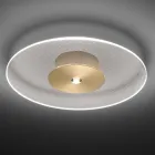 Metalltaklampa med mikroprickig plexiglasdiffusor - Nora Viadurini