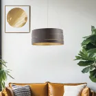 Taklampa i metall och glas för ett diffust, harmoniskt ljus – Melograno Viadurini