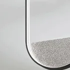 Taklampa i målad metall och löstagbar insats i granulerat glas - Catalpa Viadurini