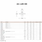 Mässing taklampa av Aldo Bernardi Nabucco koppar och glas Viadurini