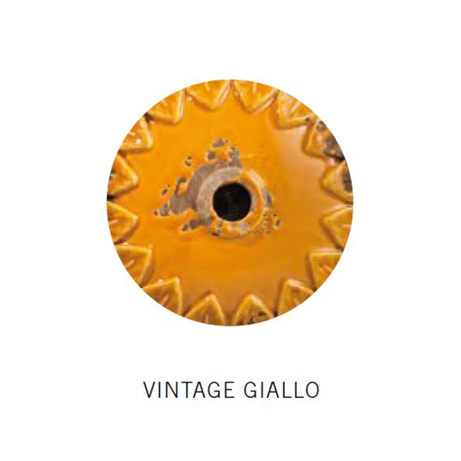 Industritaklampa 3 spotlights i järn och handgjord keramik - loft Viadurini