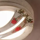 Tak- eller vägglampa för utomhusbruk i handmålad aluminium - Brindisi Viadurini