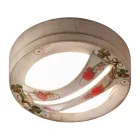 Tak- eller vägglampa för utomhusbruk i handmålad aluminium - Brindisi Viadurini