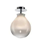 Liten taklampa i olika venetianska glasfinisher Tillverkad i Italien - Iride Viadurini