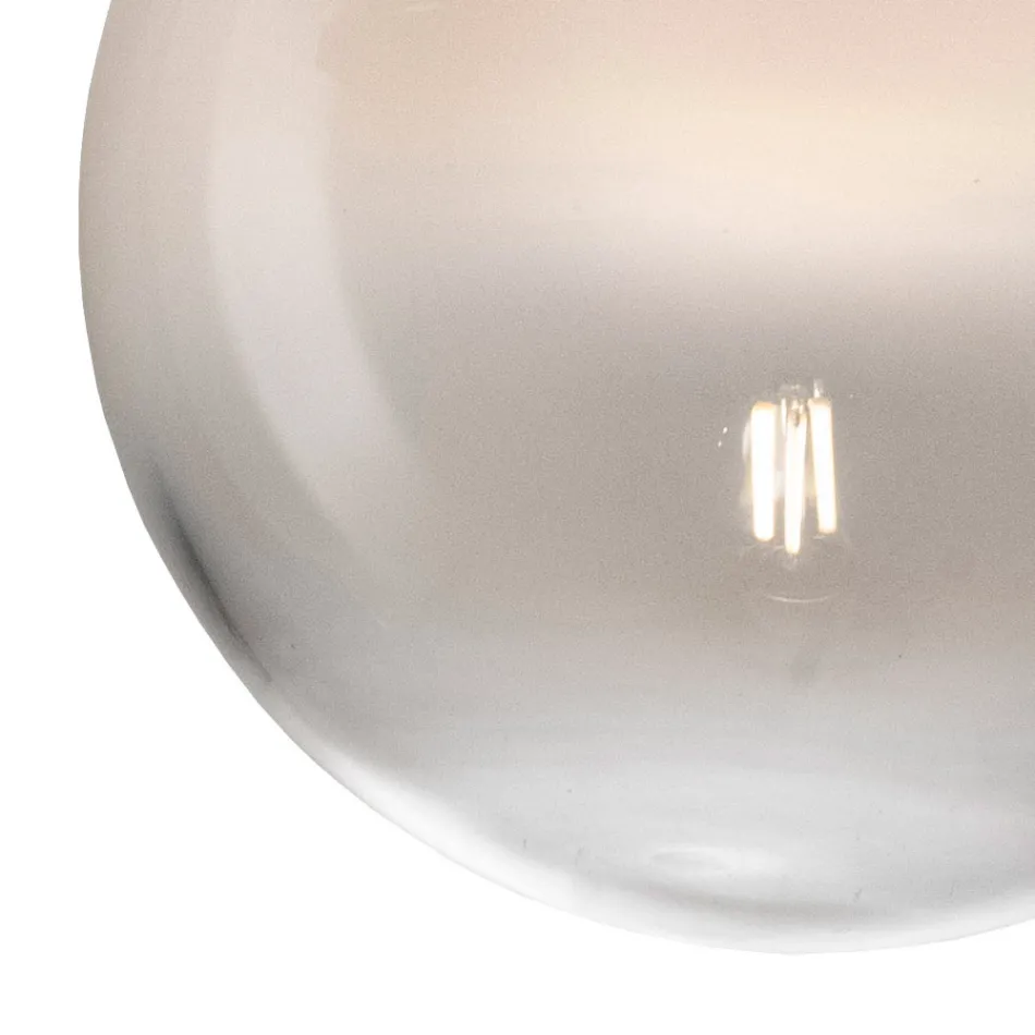 Liten taklampa i olika venetianska glasfinisher Tillverkad i Italien - Iride Viadurini
