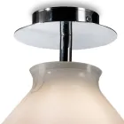 Liten taklampa i olika venetianska glasfinisher Tillverkad i Italien - Iride Viadurini