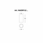 Runda tak gips och cement Nadir 12 Aldo Bernardi Viadurini