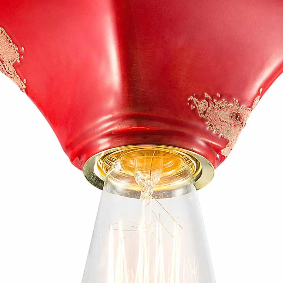 Tak keramiska tappning fyrkantig bas Ashley Ferroluce Viadurini