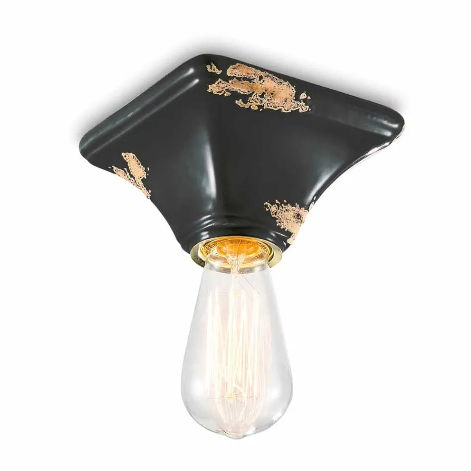 Tak keramiska tappning fyrkantig bas Ashley Ferroluce Viadurini