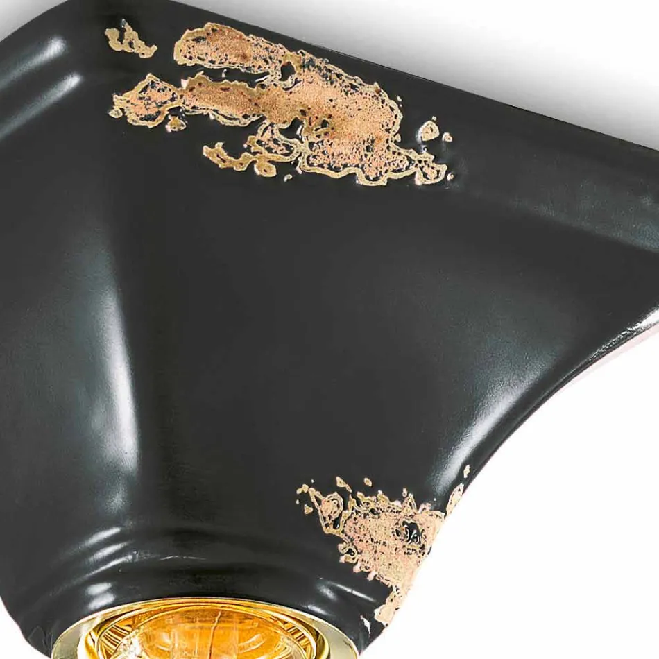 Tak keramiska tappning fyrkantig bas Ashley Ferroluce Viadurini