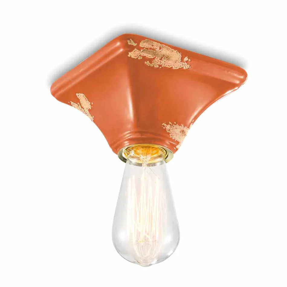 Tak keramiska tappning fyrkantig bas Ashley Ferroluce Viadurini