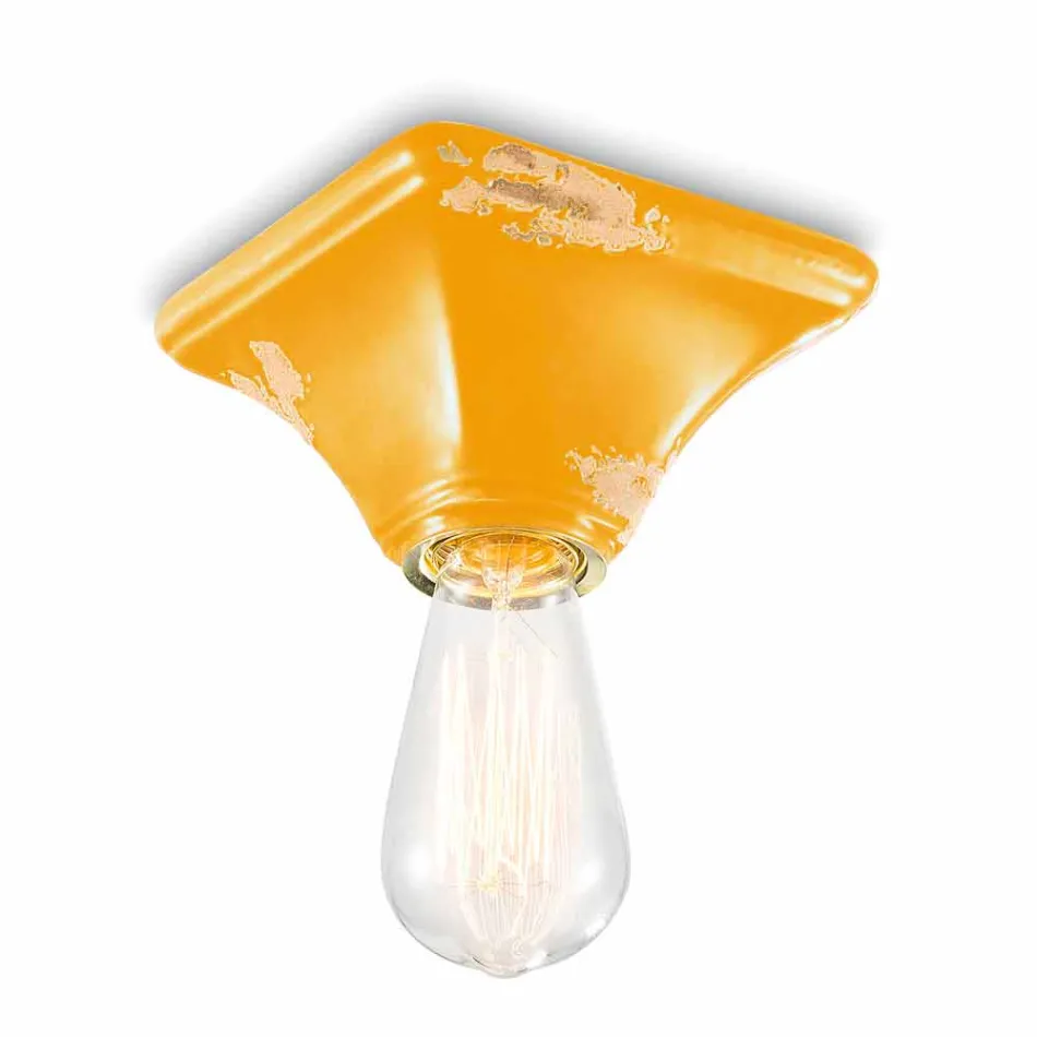 Tak keramiska tappning fyrkantig bas Ashley Ferroluce Viadurini