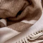 Ultramjuk och fluffig ullblandning Pläd tillverkad i Italien - Caldoso Viadurini