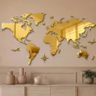 Artemia - Väggkarta i plexiglas i tre färger Tillverkad i Italien Viadurini