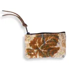 Konstnärlig handtryckt clutchväska, unikt stycke i bomull, 2 delar - Viadurini av Marchi Viadurini