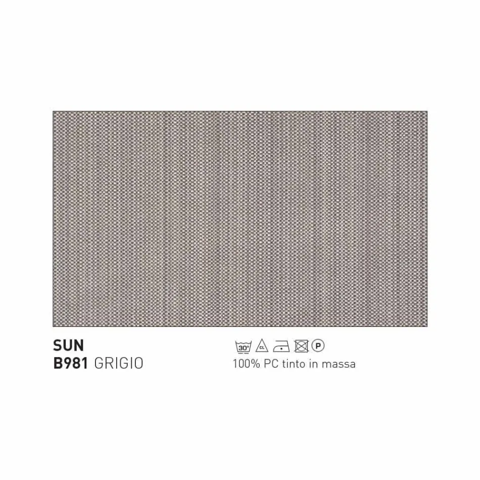 Varaschin Sommar Set trädgårdsgungstol i stål och trä Viadurini