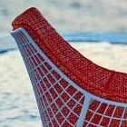 Varaschin Sommar Set trädgårdsgungstol i stål och trä Viadurini