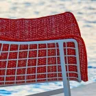 Varaschin Sommar Set trädgårdsgungstol i stål och trä Viadurini