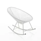 Gungfåtölj inomhus och utomhus i metall - Elio Viadurini