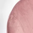 Klädd gungfåtölj Sammetseffekt Skandinavisk design - Pippy Viadurini